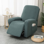 Juno Fitted Recliner Chair Cover Soft Pocket