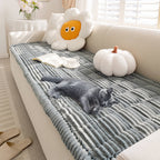 Lazy Soft Flannel Breathable Pet Mat Non-slip Sofa Cover