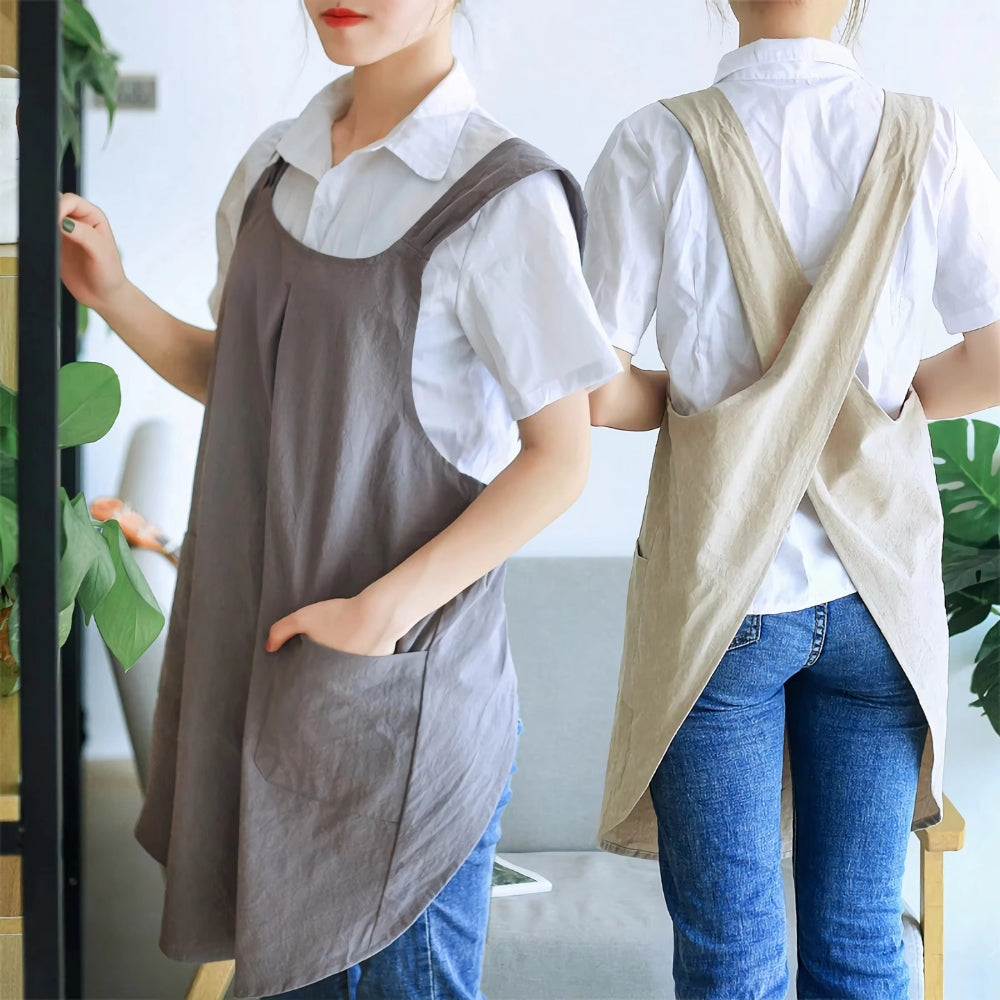 Nari Korean-Inspired Cross-Back Apron
