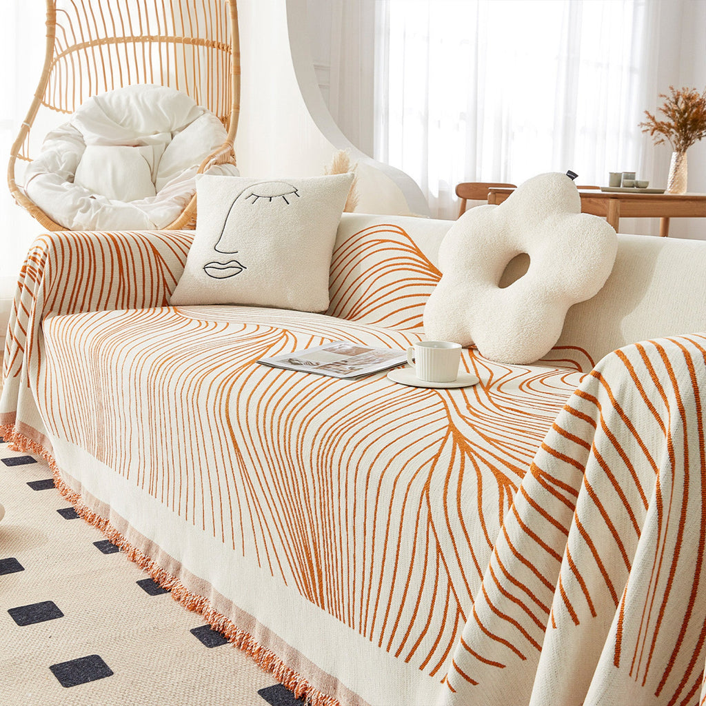 Reversible Jacquard Sofa / Couch Cover