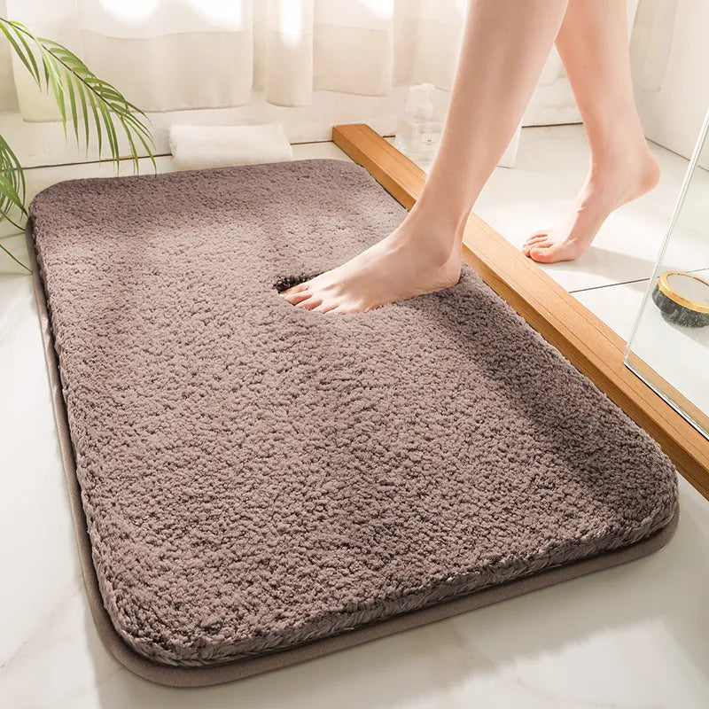 CloudLuxe – Super Dikke Luxe Badkamer Mat met Ultieme Zachtheid en Antislip Onderkant
