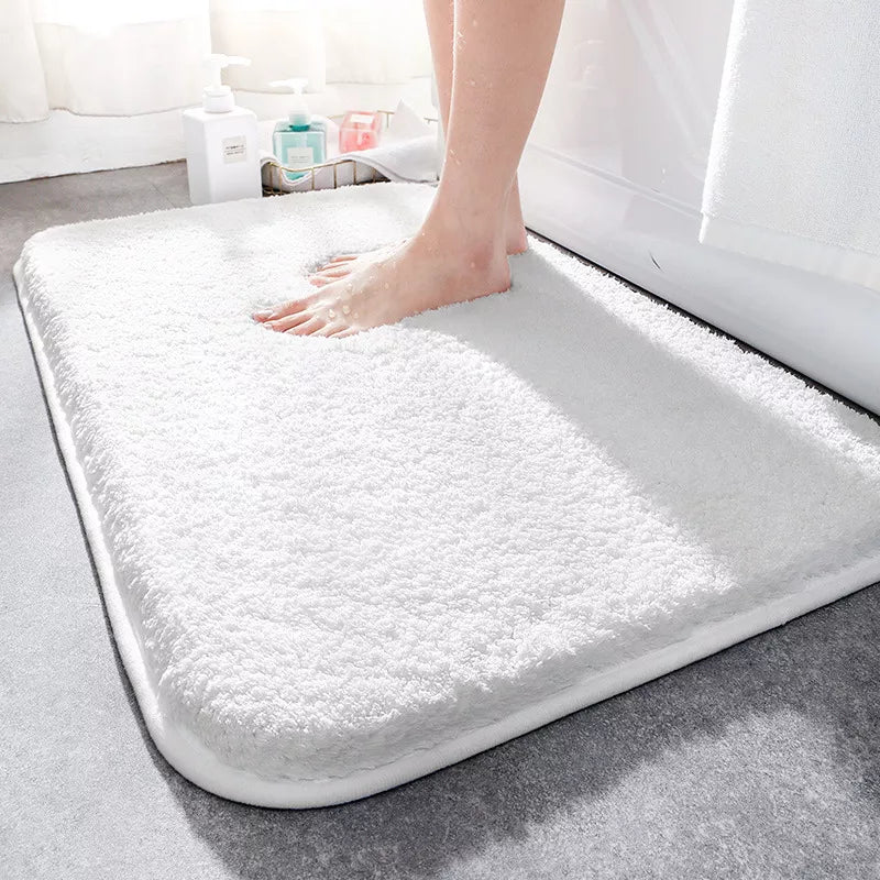 CloudLuxe – Super Dikke Luxe Badkamer Mat met Ultieme Zachtheid en Antislip Onderkant