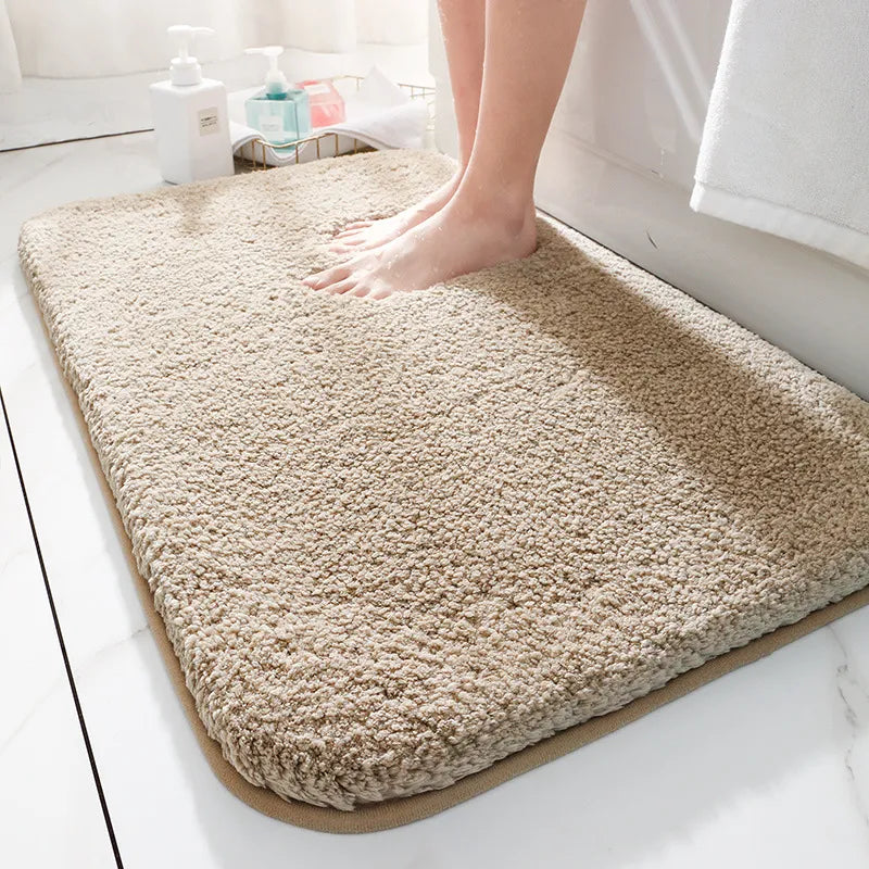 CloudLuxe – Super Dikke Luxe Badkamer Mat met Ultieme Zachtheid en Antislip Onderkant