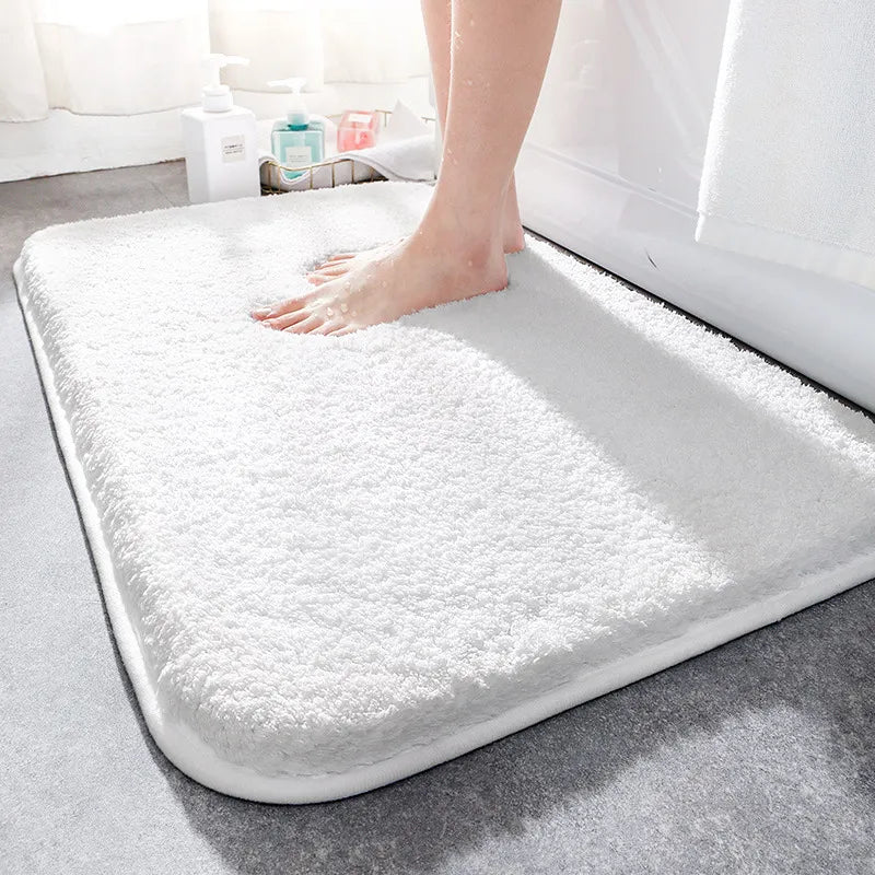 CloudLuxe – Super Dikke Luxe Badkamer Mat met Ultieme Zachtheid en Antislip Onderkant