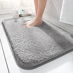 CloudLuxe – Super Dikke Luxe Badkamer Mat met Ultieme Zachtheid en Antislip Onderkant