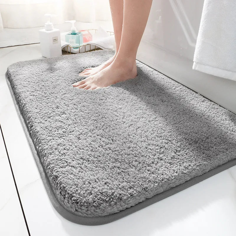 CloudLuxe – Super Dikke Luxe Badkamer Mat met Ultieme Zachtheid en Antislip Onderkant