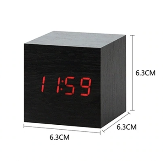 LumiCube – Stylish LED Alarm Clock with Minimalist Design & Smart Features