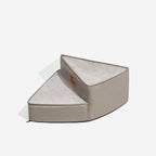 Luxe Water-repellent Faux Leather Removable Spiral Pet Stairs - StepEase