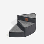 Luxe Water-repellent Faux Leather Removable Spiral Pet Stairs - StepEase