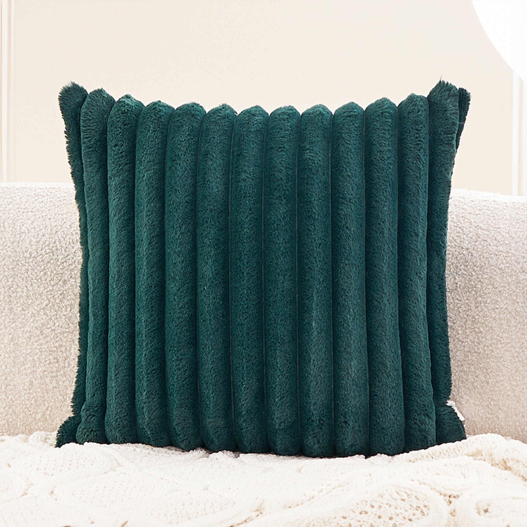 Faux Fur Throw Pillow Cover - Limited Time Offer