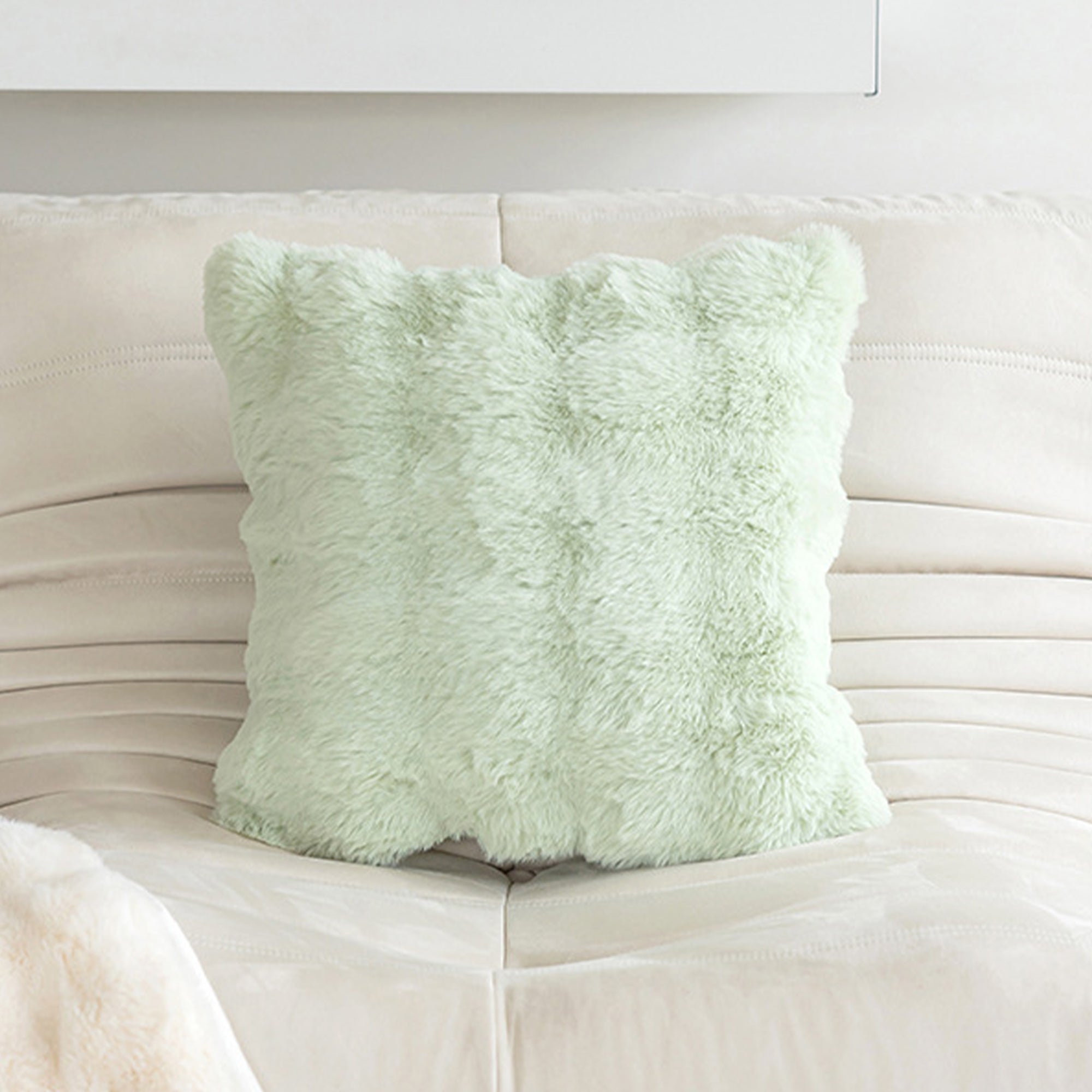 Faux Fur Throw Pillow Cover - Limited Time Offer