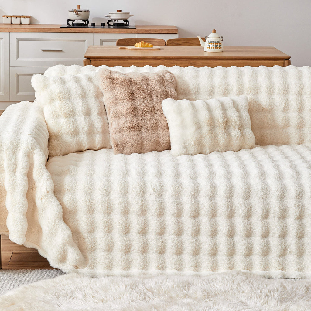 Faux Fur Throw Pillow Cover - Limited Time Offer