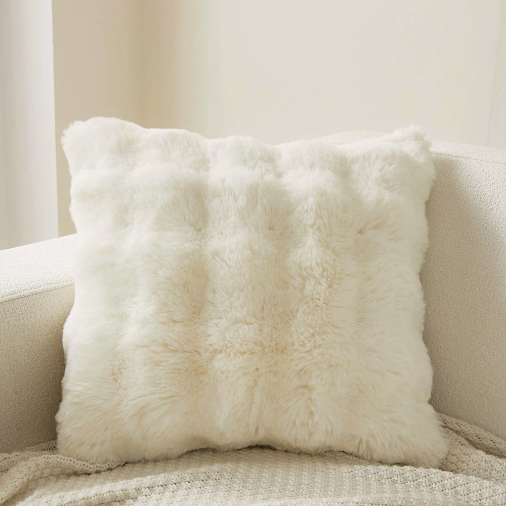Faux Fur Throw Pillow Cover - Limited Time Offer