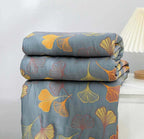 Ginkgo Leaf Throw Blanket