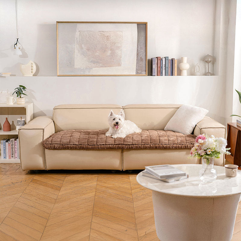 Lazy Soft Flannel Breathable Pet Mat Non-slip Sofa Covers