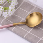 Modern Golden Flatware Sets - 24 Piece