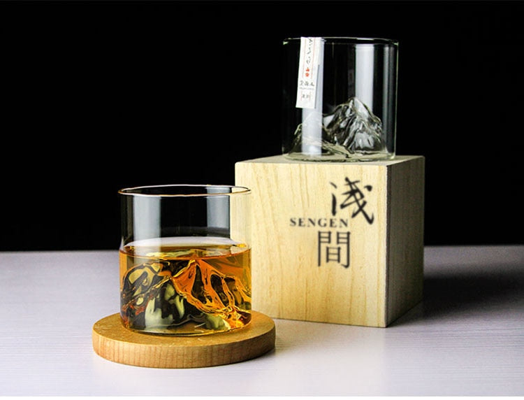 NuchiGlow Luxe Kristallen Whiskeyglas – Stijlvol Genieten met Japans Design